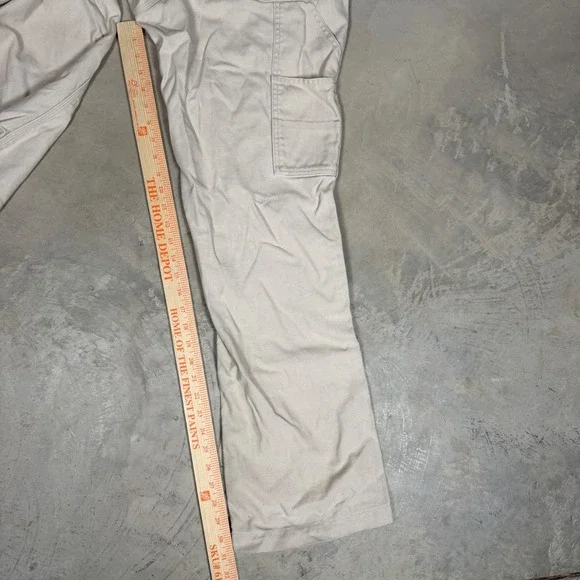 Patagonia All-Season Hemp Canvas Overalls Womens Medium Cream Tan 21600 - Picture 7 of 7